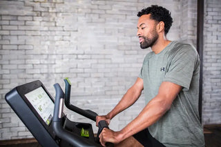 SportsArt C576U-16 Upright Cycle with 16" SENZA Touchscreen, 5oo lbs Max User Weight, 40 Levels Resistance