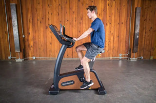 SportsArt C576U Upright Self-Powered Cycle with LCD Console, 500 lbs Max User Weight, 40 Levels Resistance