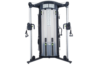 SportsArt DS972 Dual Stack Functional Trainer, Adjustable 2:1 and 4:1 Pulley Ratios, 200 lbs Weight Stack (One Stack)