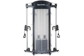 SportsArt DS972 Dual Stack Functional Trainer, Adjustable 2:1 and 4:1 Pulley Ratios, 200 lbs Weight Stack (One Stack)