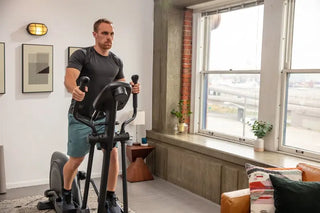 SportsArt E80C Elliptical with White Backlit Display, 330 lbs Max User Weight, 19" Stride Length