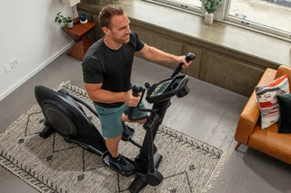 SportsArt E80C Elliptical with White Backlit Display, 330 lbs Max User Weight, 19" Stride Length
