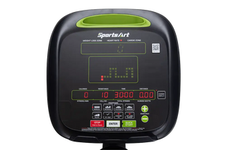 SportsArt E835 Self-Powered Elliptical with Tri-Color LED, 18"–25.5" Stride Length, 400 lbs Max User Weight