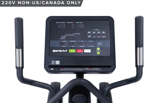 SportsArt E865 Self-Powered Elliptical with LED Console, 18"–25.5" Stride Length, 400 lbs Max User Weight