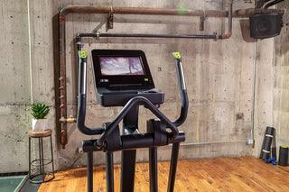 SportsArt E874-13 Elliptical with 13" SENZA Touchscreen, 450 lbs Max User Weight, 17"–29" Stride Length