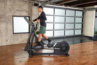 SportsArt E874-13 Elliptical with 13" SENZA Touchscreen, 450 lbs Max User Weight, 17"–29" Stride Length