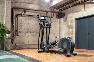 SportsArt E874-13 Elliptical with 13" SENZA Touchscreen, 450 lbs Max User Weight, 17"–29" Stride Length