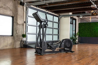 SportsArt E874 ECO-NATURAL Self-Powered Elliptical with LCD Console, 17"–29" Stride Length, 450 lbs Max User Weight