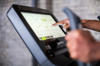 SportsArt E876-16 Elliptical with 16" SENZA Touchscreen, 17"–29" Stride Length, 500 lbs Max User Weight