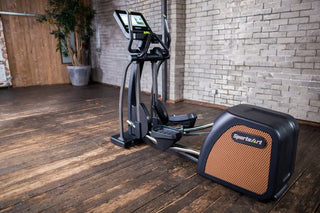 SportsArt E876-16 Elliptical with 16" SENZA Touchscreen, 17"–29" Stride Length, 500 lbs Max User Weight