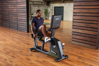SportsArt G574R ECO-POWR Recumbent Cycle with Fingertip Controls, 450 lbs Max User Weight, 40 Levels Resistance