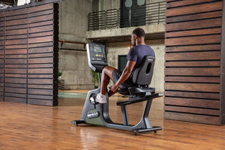 SportsArt G574R ECO-POWR Recumbent Cycle with Fingertip Controls, 450 lbs Max User Weight, 40 Levels Resistance