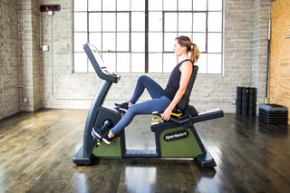 SportsArt G576R ECO-POWR Recumbent Cycle with LCD Console and Toggle Controls, 500 lbs Max User Weight, 40 Levels Resistance