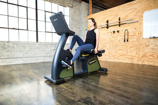 SportsArt G576R ECO-POWR Recumbent Cycle with LCD Console and Toggle Controls, 500 lbs Max User Weight, 40 Levels Resistance