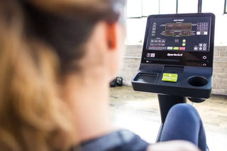SportsArt G576R ECO-POWR Recumbent Cycle with LCD Console and Toggle Controls, 500 lbs Max User Weight, 40 Levels Resistance