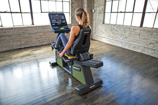 SportsArt G576R ECO-POWR Recumbent Cycle with LCD Console and Toggle Controls, 500 lbs Max User Weight, 40 Levels Resistance