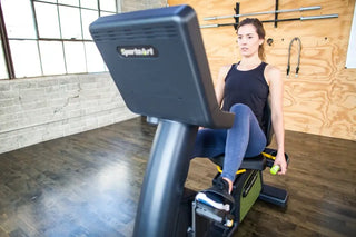 SportsArt G576R ECO-POWR Recumbent Cycle with LCD Console and Toggle Controls, 500 lbs Max User Weight, 40 Levels Resistance