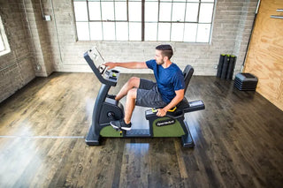 SportsArt G576R ECO-POWR Recumbent Cycle with LCD Console and Toggle Controls, 500 lbs Max User Weight, 40 Levels Resistance