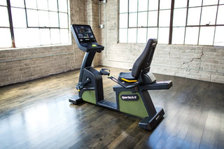 SportsArt G576R ECO-POWR Recumbent Cycle with LCD Console and Toggle Controls, 500 lbs Max User Weight, 40 Levels Resistance