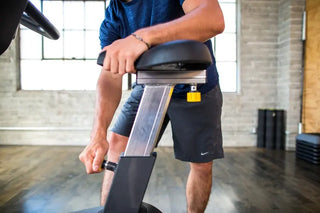 SportsArt G576U ECO-POWR Upright Cycle with LCD Console and Toggle Controls, 500 lbs Max User Weight, 40 Levels Resistance