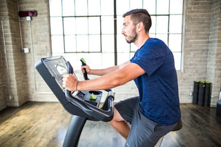 SportsArt G576U ECO-POWR Upright Cycle with LCD Console and Toggle Controls, 500 lbs Max User Weight, 40 Levels Resistance