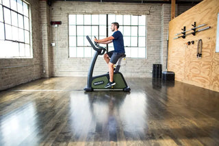SportsArt G576U ECO-POWR Upright Cycle with LCD Console and Toggle Controls, 500 lbs Max User Weight, 40 Levels Resistance