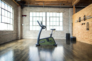 SportsArt G576U ECO-POWR Upright Cycle with LCD Console and Toggle Controls, 500 lbs Max User Weight, 40 Levels Resistance