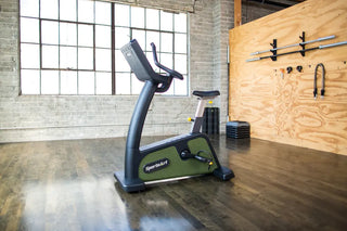 SportsArt G576U ECO-POWR Upright Cycle with LCD Console and Toggle Controls, 500 lbs Max User Weight, 40 Levels Resistance