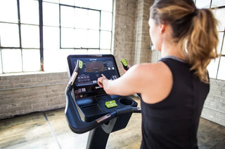 SportsArt G576U ECO-POWR Upright Cycle with LCD Console and Toggle Controls, 500 lbs Max User Weight, 40 Levels Resistance