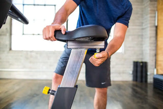 SportsArt G576U ECO-POWR Upright Cycle with LCD Console and Toggle Controls, 500 lbs Max User Weight, 40 Levels Resistance
