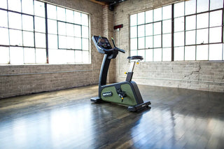 SportsArt G576U ECO-POWR Upright Cycle with LCD Console and Toggle Controls, 500 lbs Max User Weight, 40 Levels Resistance