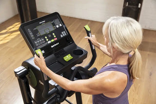 SportsArt G866 ECO-POWR Front-Drive Elliptical with Fingertip Controls, 500 lbs Max User Weight, 16"–28" Stride Length