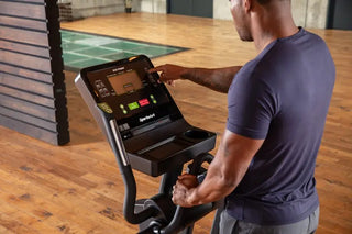 SportsArt G874 ECO-POWR Elliptical with Fingertip Controls, 450 lbs Max User Weight, 17"–29" Stride Length