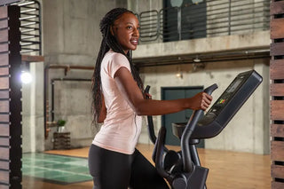 SportsArt G874 ECO-POWR Elliptical with Fingertip Controls, 450 lbs Max User Weight, 17"–29" Stride Length
