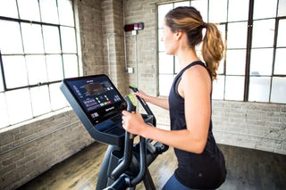 SportsArt G876 ECO-POWR Elliptical with LCD Console and Toggle Control, 500 lbs Max User Weight, 17"-29" Stride Length