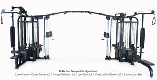 SportsArt MS-101 Selectorized Multi-Station, Main Frame and Cable Tower Station and Tricep Pushdown Station