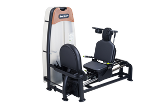 SportsArt N956 Status Strength Series Horizontal Leg Press, 440 lbs Cold Rolled Steel Weight Stack