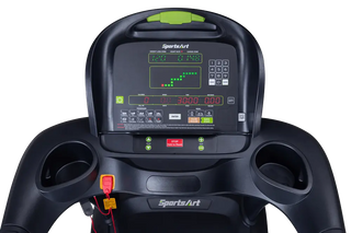 SportsArt T645L Commercial Treadmill with Tri-Color LED, 450 lbs Max User Weight, 0–15% Incline Range
