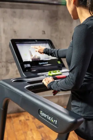 SportsArt T674L-16 Treadmill with 16" SENZA Touchscreen, 450 lbs Max User Weight, 0 to 15% Incline Range