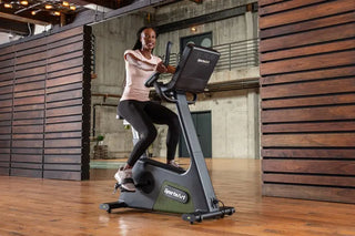 SportsArt The G574U ECO-POWR Upright Cycle with Fingertip Controls, 450 lbs Max User Weight, 40 Levels Resistance