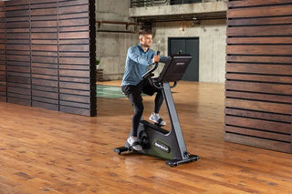 SportsArt The G574U ECO-POWR Upright Cycle with Fingertip Controls, 450 lbs Max User Weight, 40 Levels Resistance