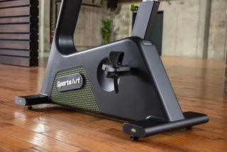 SportsArt The G574U ECO-POWR Upright Cycle with Fingertip Controls, 450 lbs Max User Weight, 40 Levels Resistance