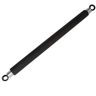 The Stroops FITSTIK Fit Stik Bar is a compact aluminum training bar with a slim cylindrical design, comfortable anti-slip handling, and swivel eyelets at the ends for attaching resistance bands or cable machine connections. Its compact size is suitable for portable full-body resistance training.