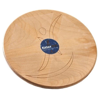 Fitterfirst Professional 16 inch Balance Board with tri-level sphere for progressive balance and stability training