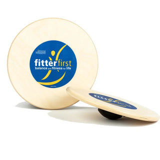 Fitterfirst Professional 20 inch Balance Board with tri-level sphere for progressive balance stability and coordination training