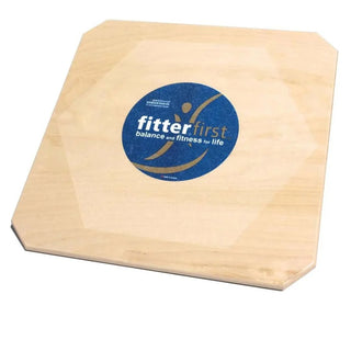 Fitterfirst Professional Rocker Board 20 inch balance board for mobility coordination and lower body stability training