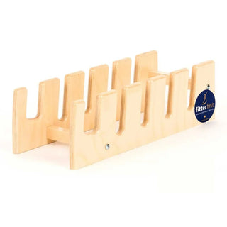 Fitterfirst Balance Board Stand made from birch plywood holding up to five balance boards