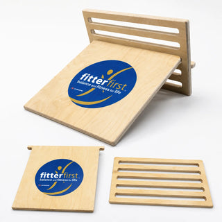 Stroops adjustable Baltic Birch Slant Board with anti-slip surface for ankle mobility squat depth and calf stretching