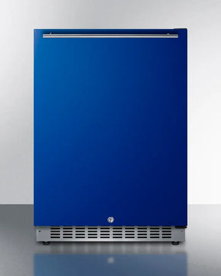 Blue Summit AL54 Series 24" Wide Built-In All-Refrigerator Left Hinge with a silver brand logo on a white background
