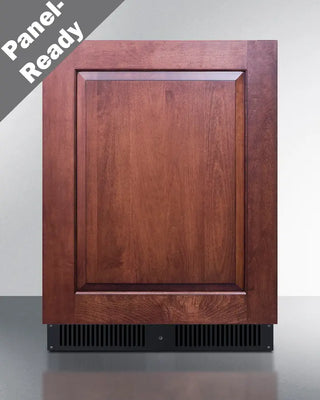 Wooden Summit AL54IFLHD 24" Wide Built-In All-Refrigerator with 'Panel-Ready' text on a gray background